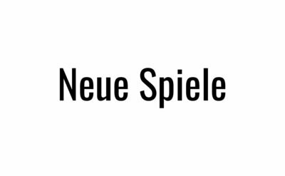 Neue Spiele Sammlerstücke