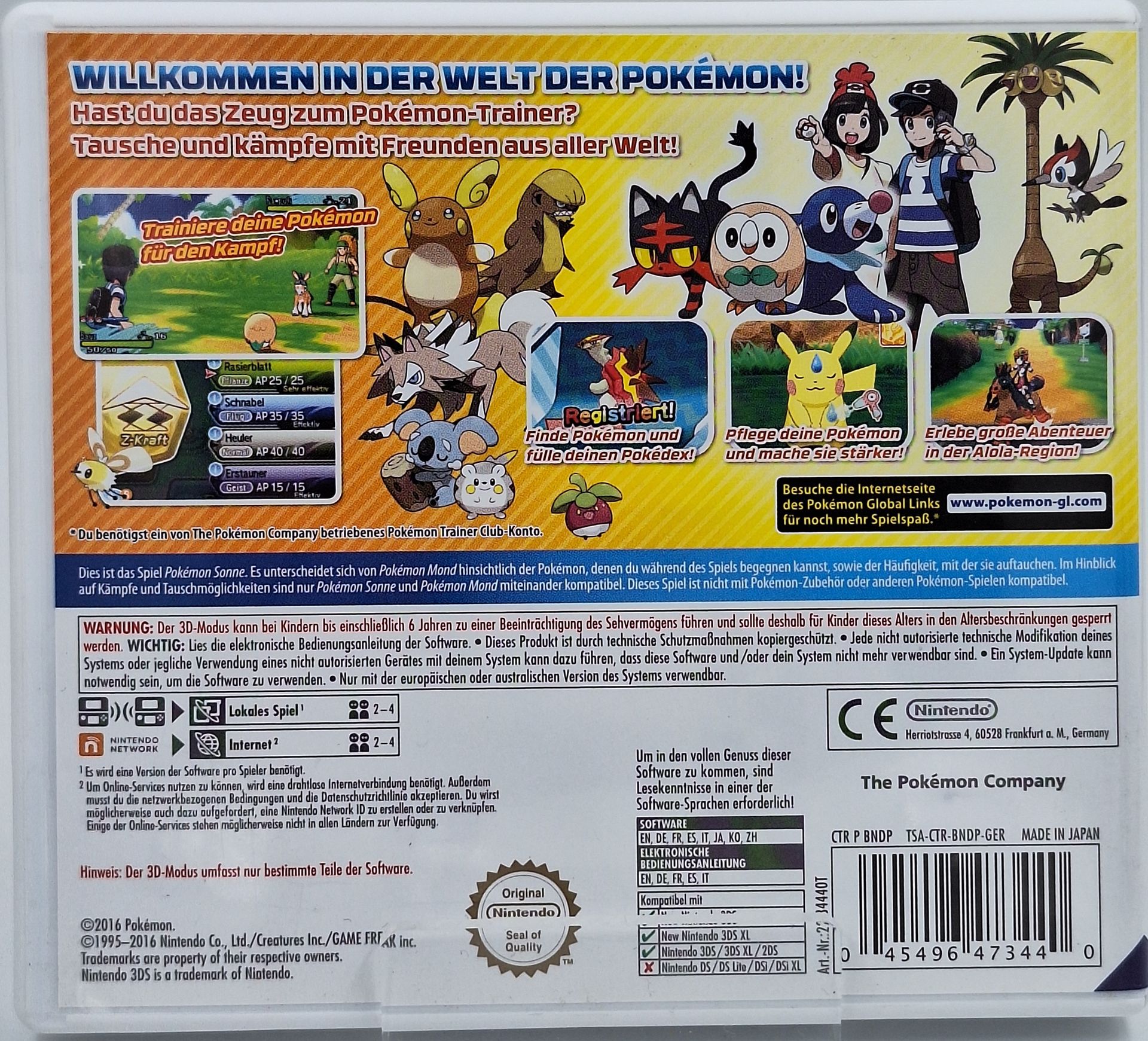 Pokemon Sonne [Nintendo 3DS] Gebraucht