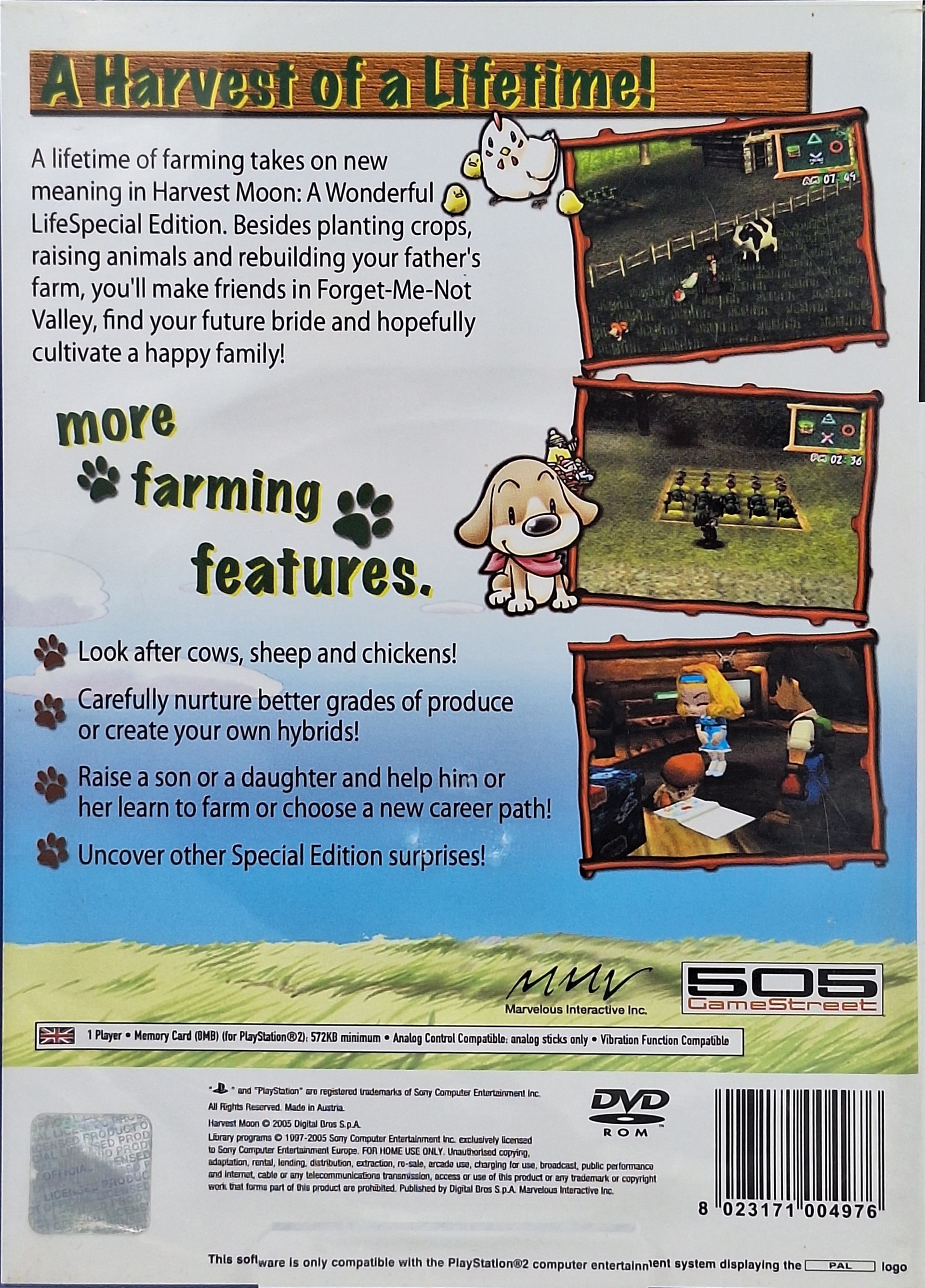 Harvest Moon: A Wonderful Life [PlayStation 2] Gebraucht