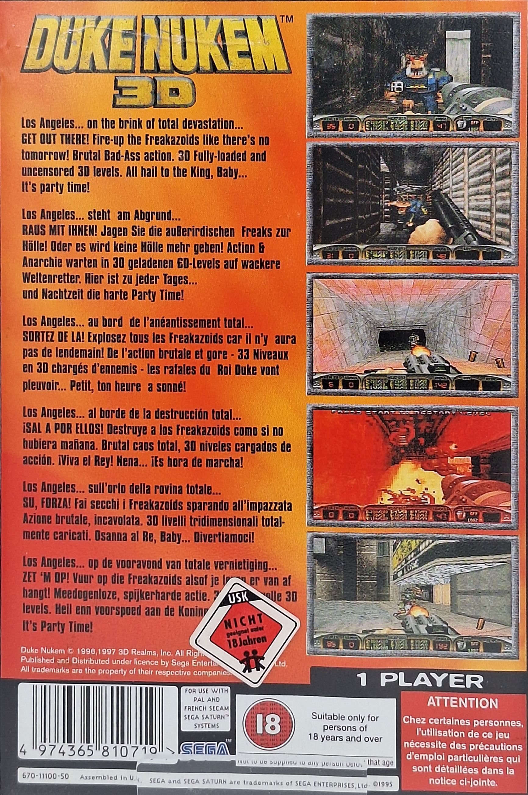 Duke Nukem 3D SEGA Saturn gebraucht