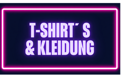 T-Shirts und Kleidung mit Gaming- und Filmmotiven sowie Vintage- und Second-Hand-Mode