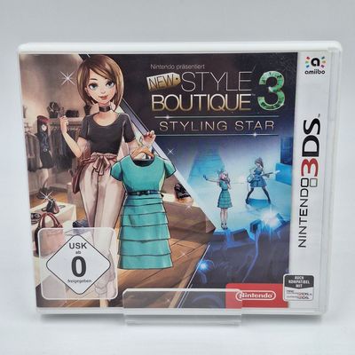 New Style Boutique 3 – Styling Star für Nintendo 3DS gebraucht komplett mit Hülle und Spiel – Originalfotos