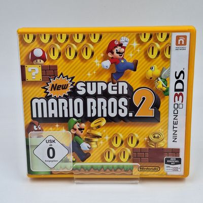 New Super Mario Bros. 2 für Nintendo 3DS gebraucht komplett mit Hülle und Spiel – Originalfoto des angebotenen Artikels