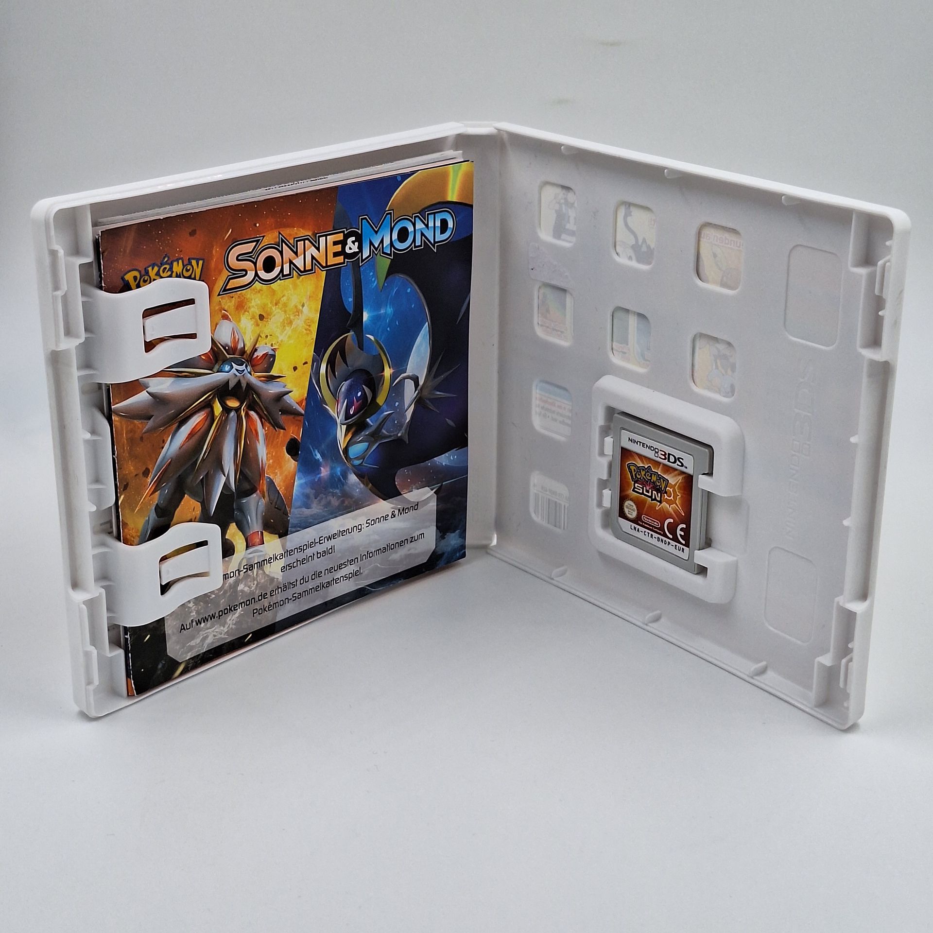 Pokémon Sonne Nintendo 3DS Komplett Gebraucht Originalfoto Cover Vorderseite