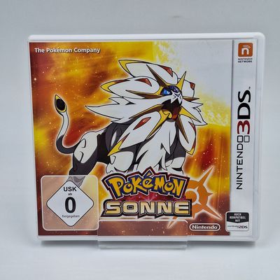 Pokémon Sonne für Nintendo 3DS gebraucht komplett mit Hülle und Spiel – Originalfoto des angebotenen Artikels