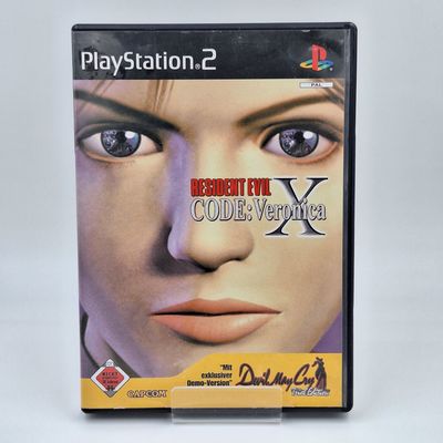 Resident Evil Code: Veronica X Erstauflage mit Devil May Cry Demo für PlayStation 2 gebraucht komplett 