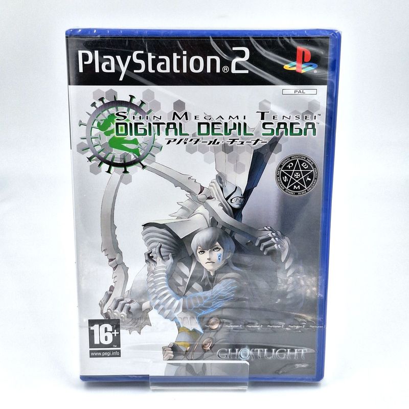 Shin Megami Tensei: Digital Devil Saga PlayStation 2 Neu & verschweißt Shin Megami Tensei Digital Devil Saga Sony PlayStation 2 PS2 Neu Original versiegelt Originalfoto Cover Vorderseite