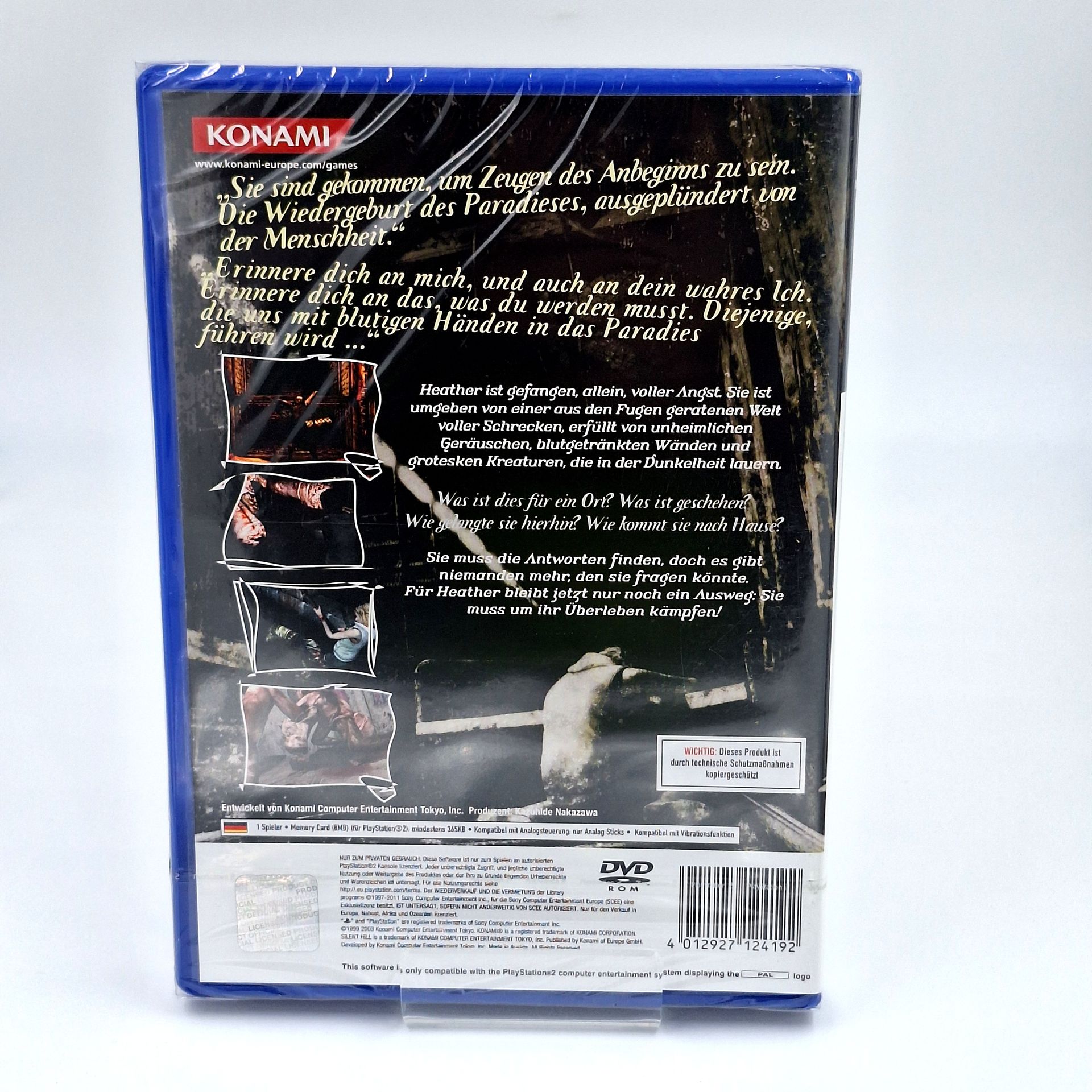 Silent Hill 3 für PlayStation 2 (PS2) – neu und original versiegelt, Originalfoto des angebotenen Spiels