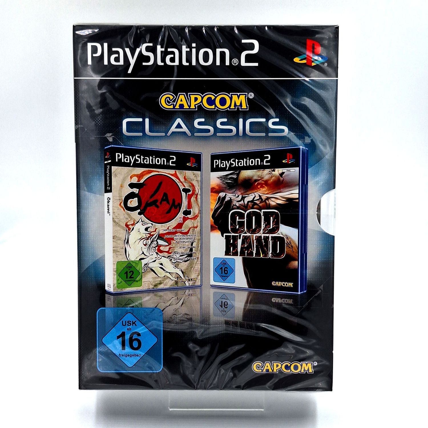 God Hand Okami Capcom Classics Doppelpack Sony PlayStation 2 PS2 Neu Original versiegelt Cover Vorderseite