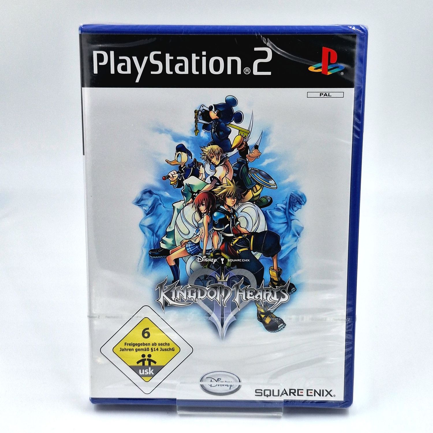 Kingdom Hearts II Sony PlayStation 2 PS2 Neu Original versiegelt Originalfoto Cover Vorderseite Sora