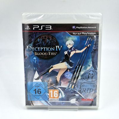 Deception IV Blood Ties Sony PlayStation 3 PS3 Neu OVP Originalfoto Cover Vorderseite