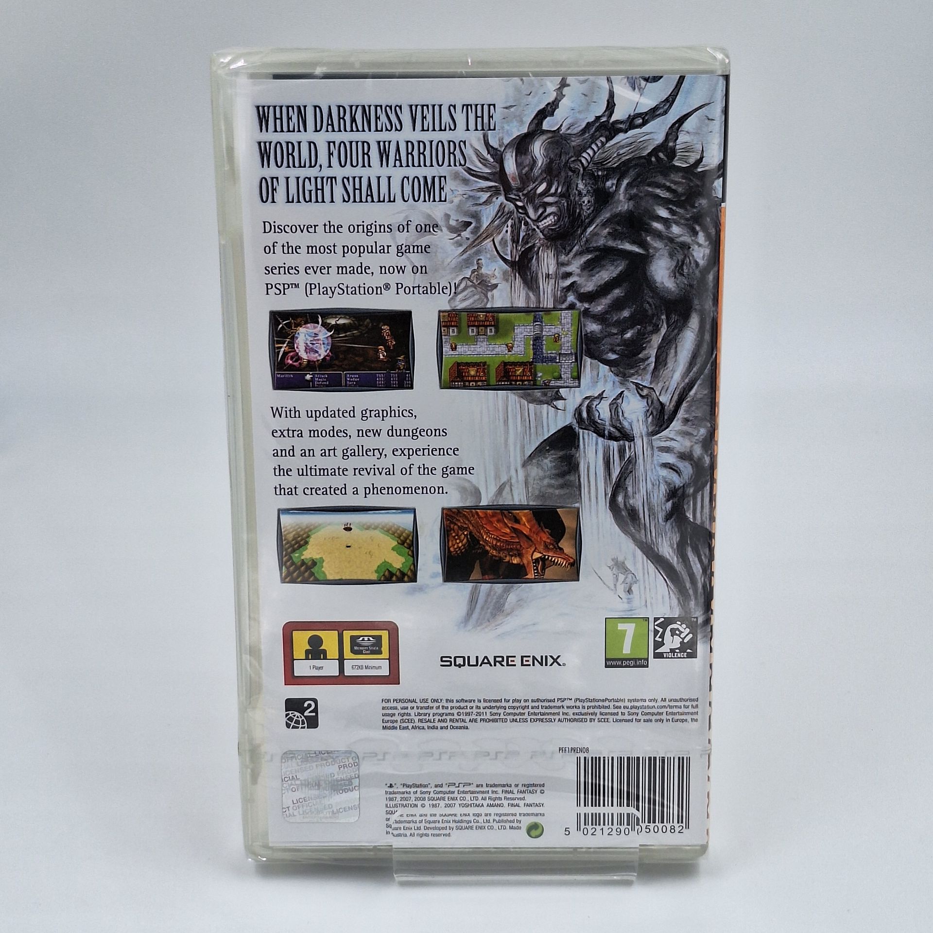 Final Fantasy I Essentials Sony PlayStation Portable PSP Neu Original versiegelt Originalfoto Cover Vorderseite