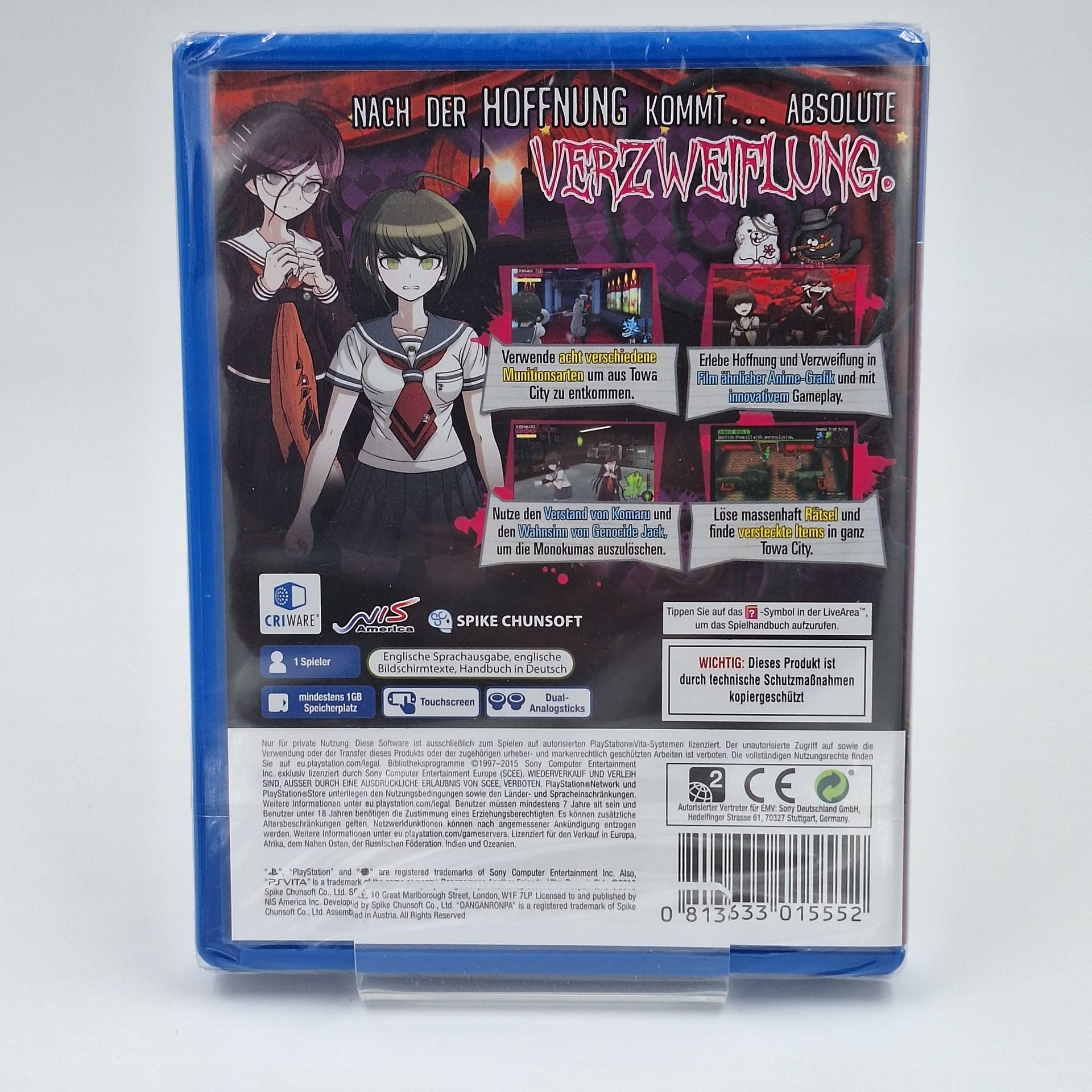 Danganronpa Another Episode Ultra Despair Girls für Sony PlayStation Vita Spiel neu und original verpackt
