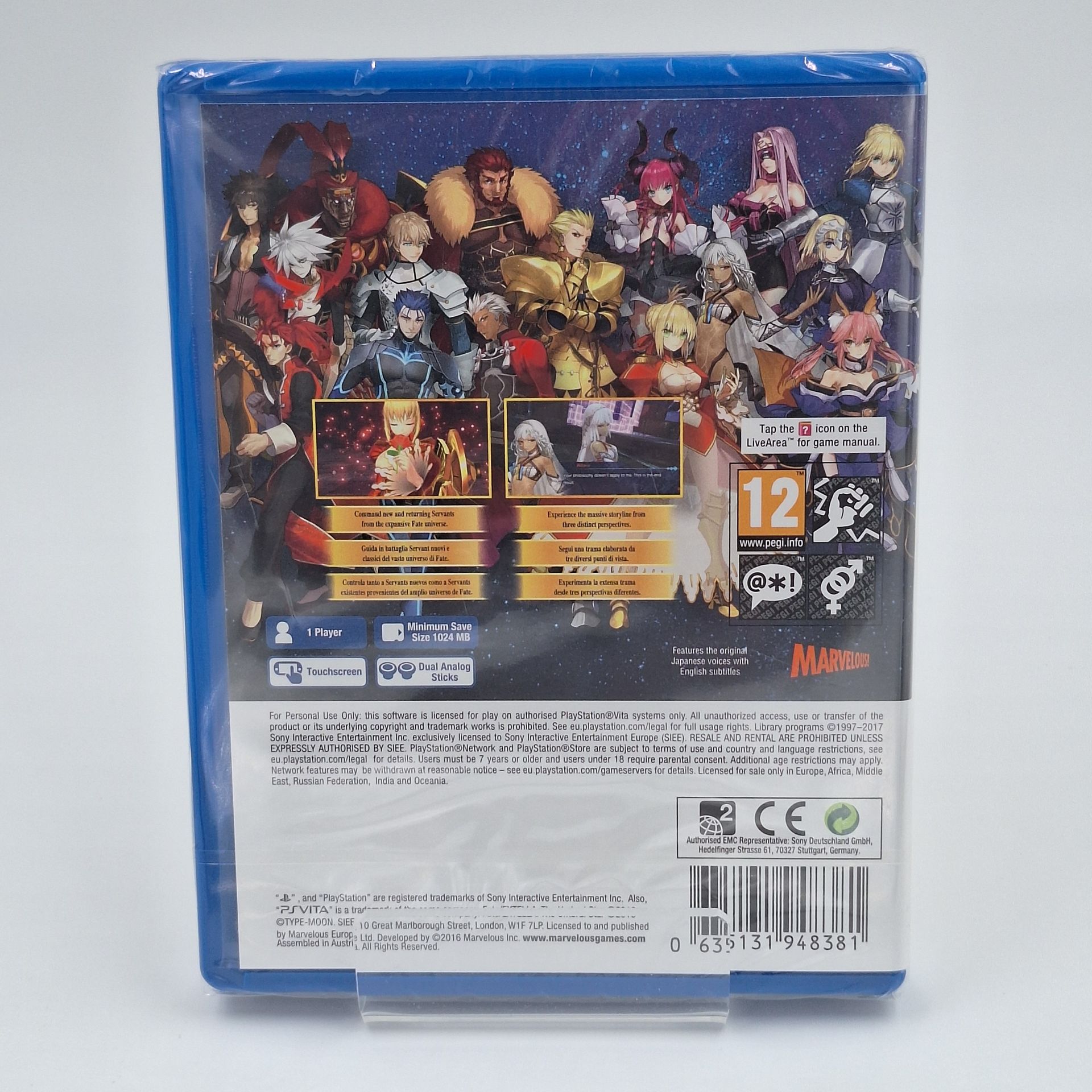 Fate Extella The Umbral Star für Sony PlayStation Vita Spiel neu und original verpackt