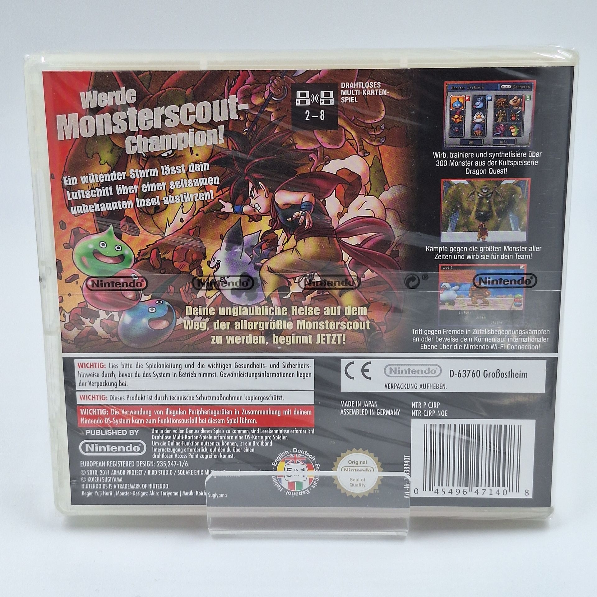 Dragon Quest Monsters Joker 2 Nintendo DS NDS Neu Original versiegelt Originalfoto Cover Vorderseite