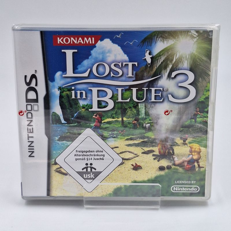 Lost in Blue 3 Nintendo DS NDS Neu Original versiegelt Originalfoto Cover Vorderseite