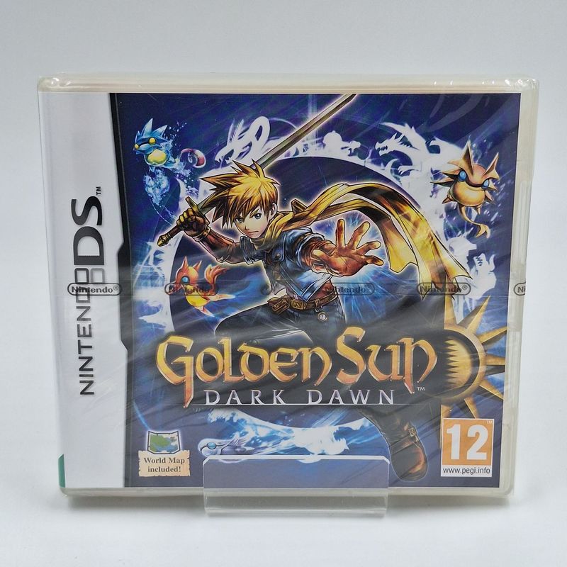 Golden Sun Die dunkle Dämmerung Nintendo DS Neu Original versiegelt Originalfoto Cover Vorderseite