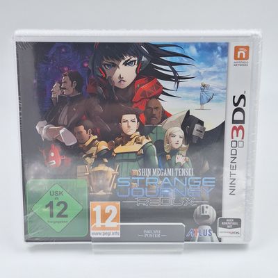 Shin Megami Tensei Strange Journey Redux Nintendo 3DS Neu wiederverschweißt Originalfoto Cover Vorderseite