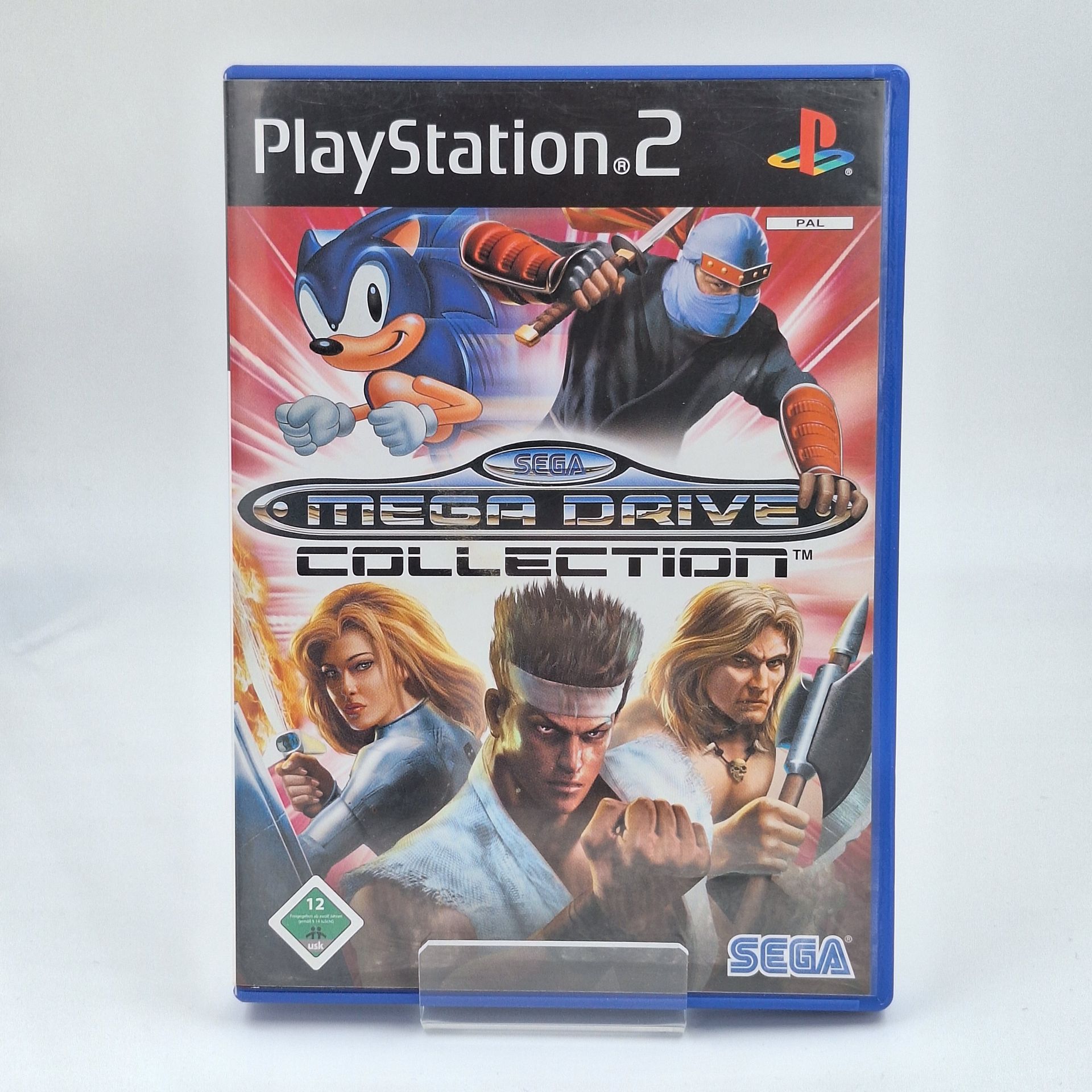 Sega Mega Drive Collection Sony PlayStation 2 PS2 Gebraucht CD OVP Anleitung Originalfoto