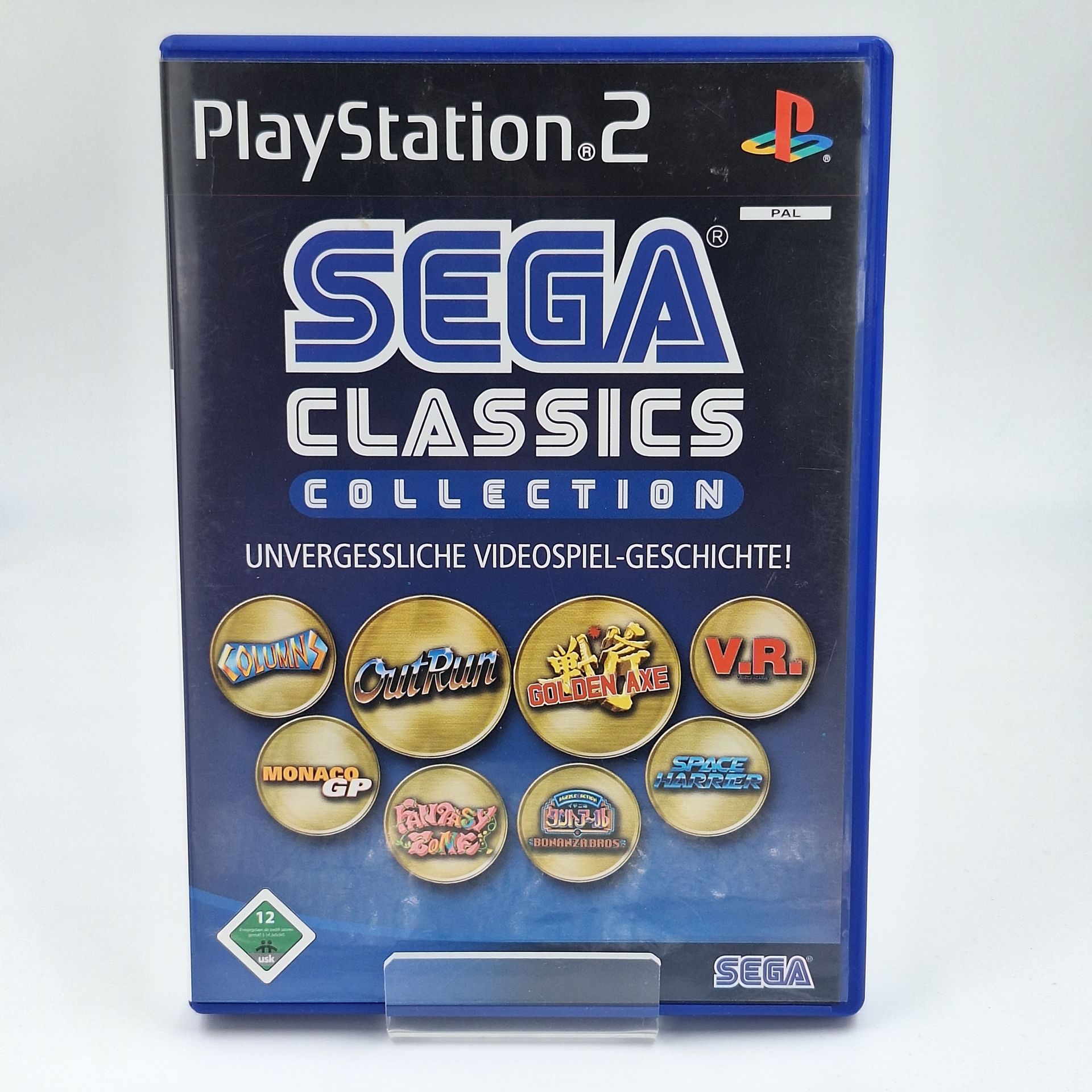 Sega Classics Collection Sony PlayStation 2 PS2 Gebraucht Spiel OVP Anleitung Originalfoto