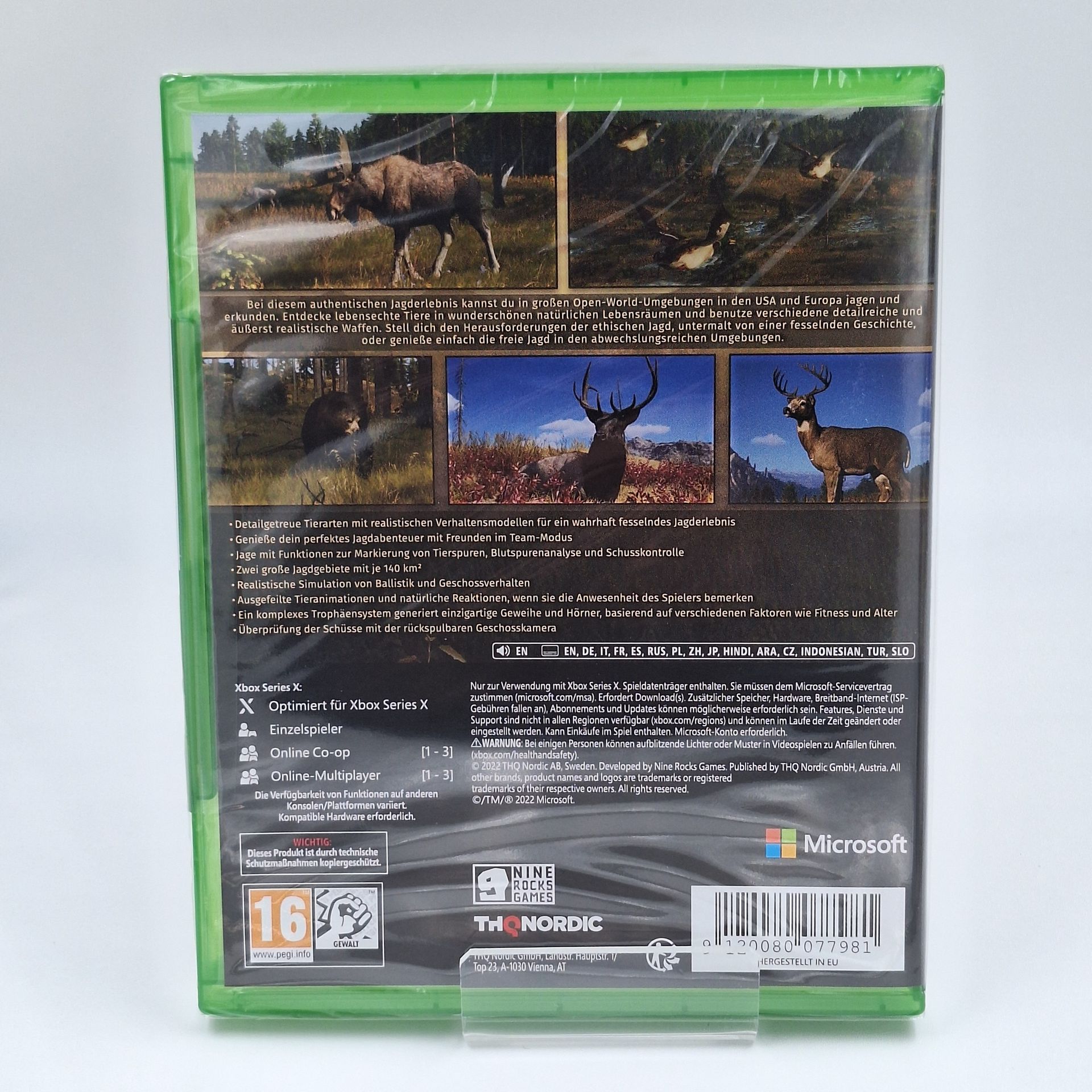 Way of the Hunter Xbox Series X Neu Original versiegelt Originalfoto Vorderseite