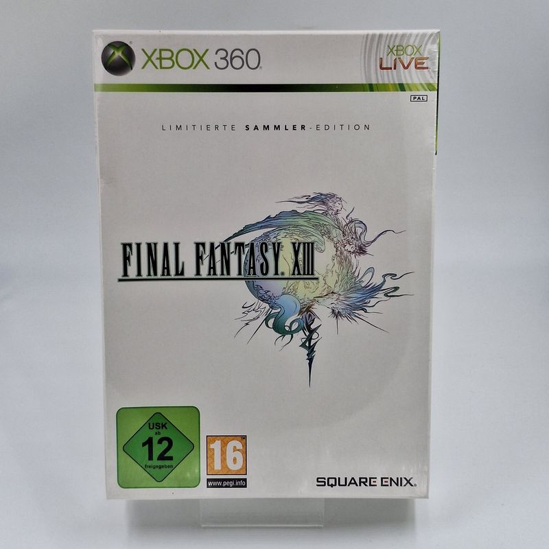 Final Fantasy XIII Limitierte Sammler Edition Xbox 360 Neu Original versiegelt Sammlerbox Originalfoto