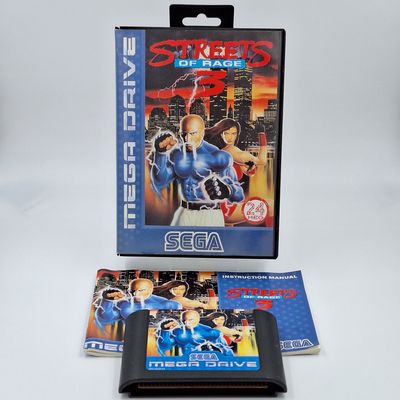 Streets of Rage 3 Sega Mega Drive gebraucht komplett mit OVP und Anleitung
