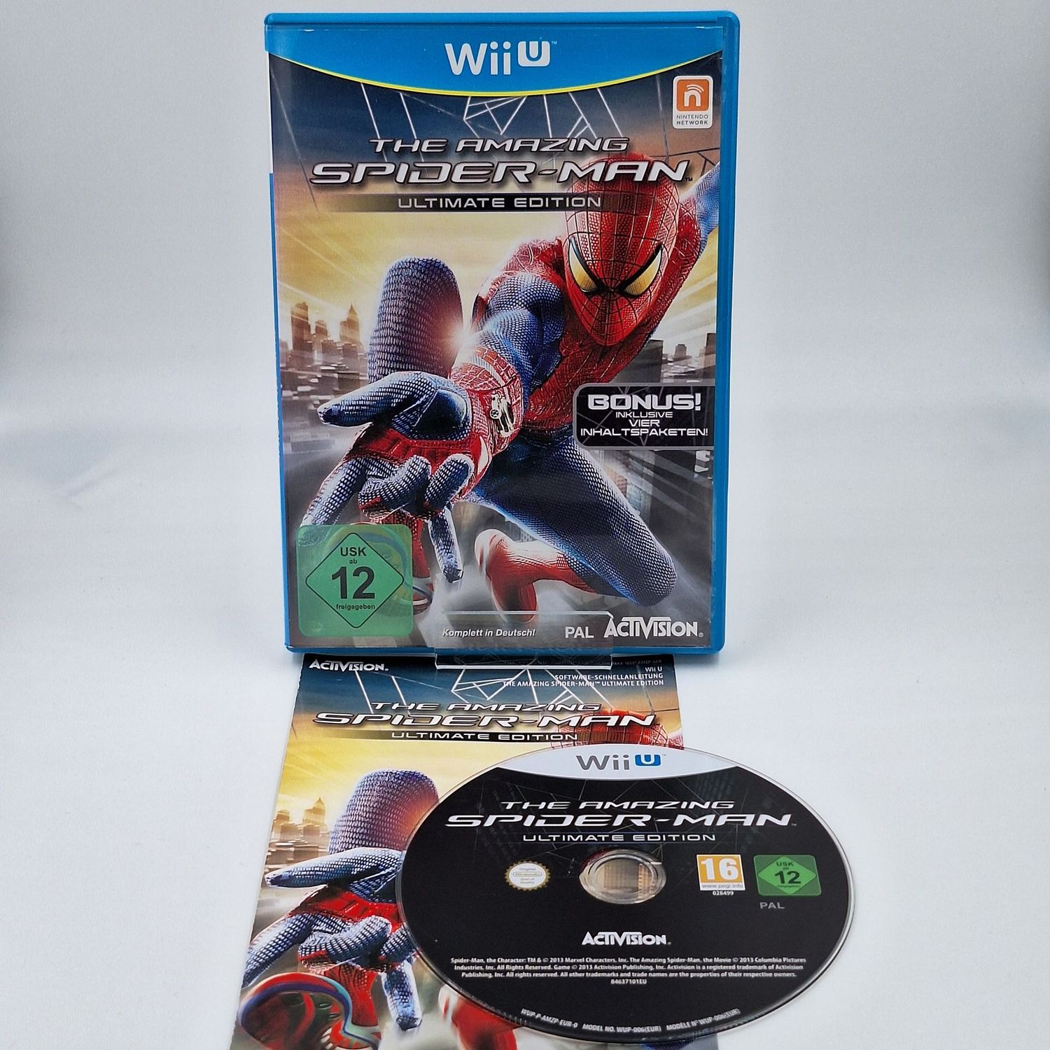 The Amazing Spider-Man Ultimate Edition Nintendo Wii U gebraucht mit OVP und Anleitung