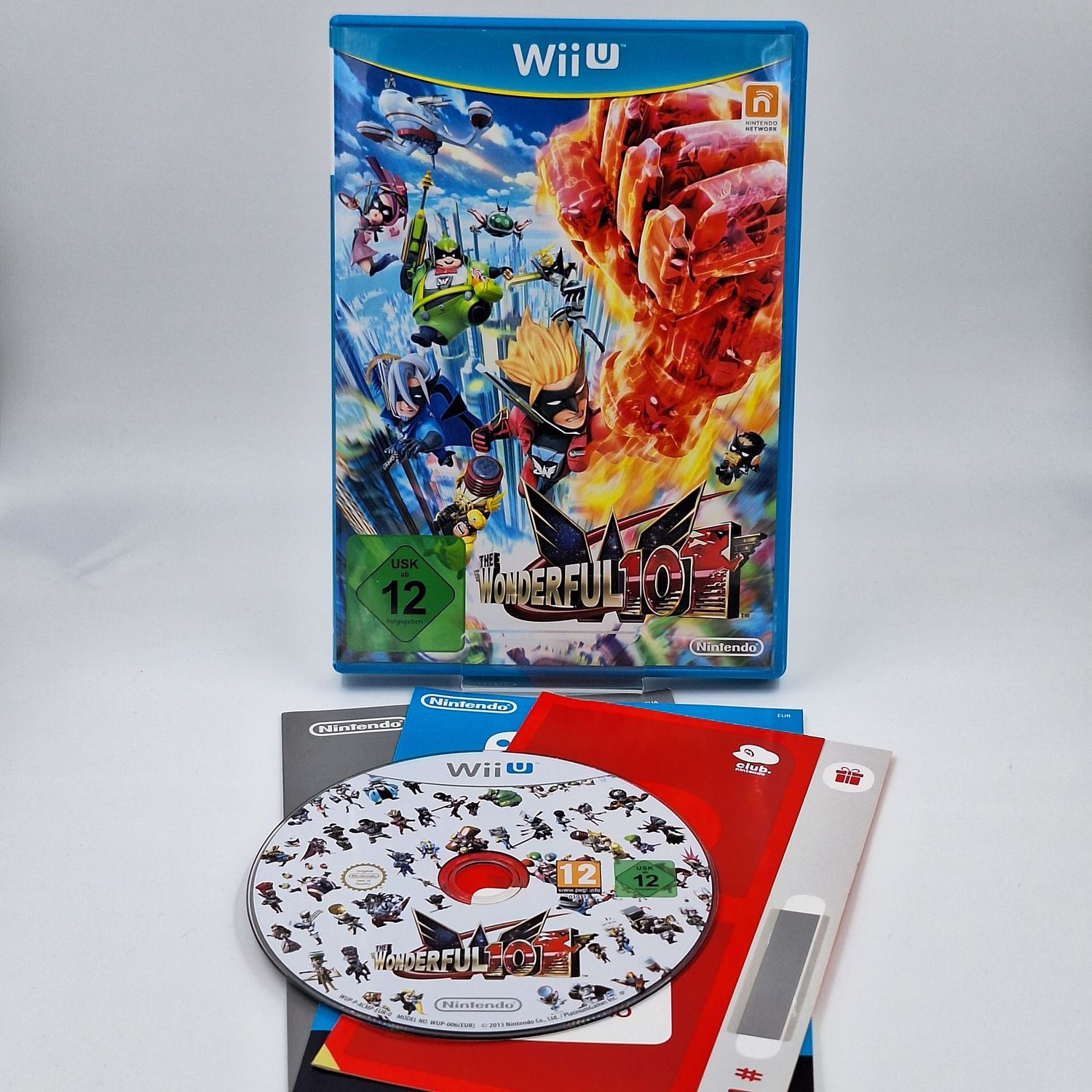 The Wonderful 101 Nintendo Wii U gebraucht mit OVP Beilagen und nicht eingelöstem VIP-Code