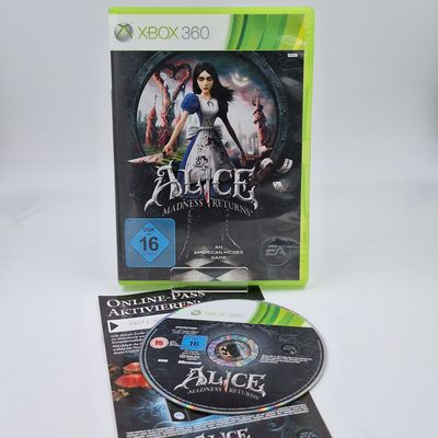 Alice: Madness Returns Xbox 360 gebraucht komplett mit OVP und Anleitung
