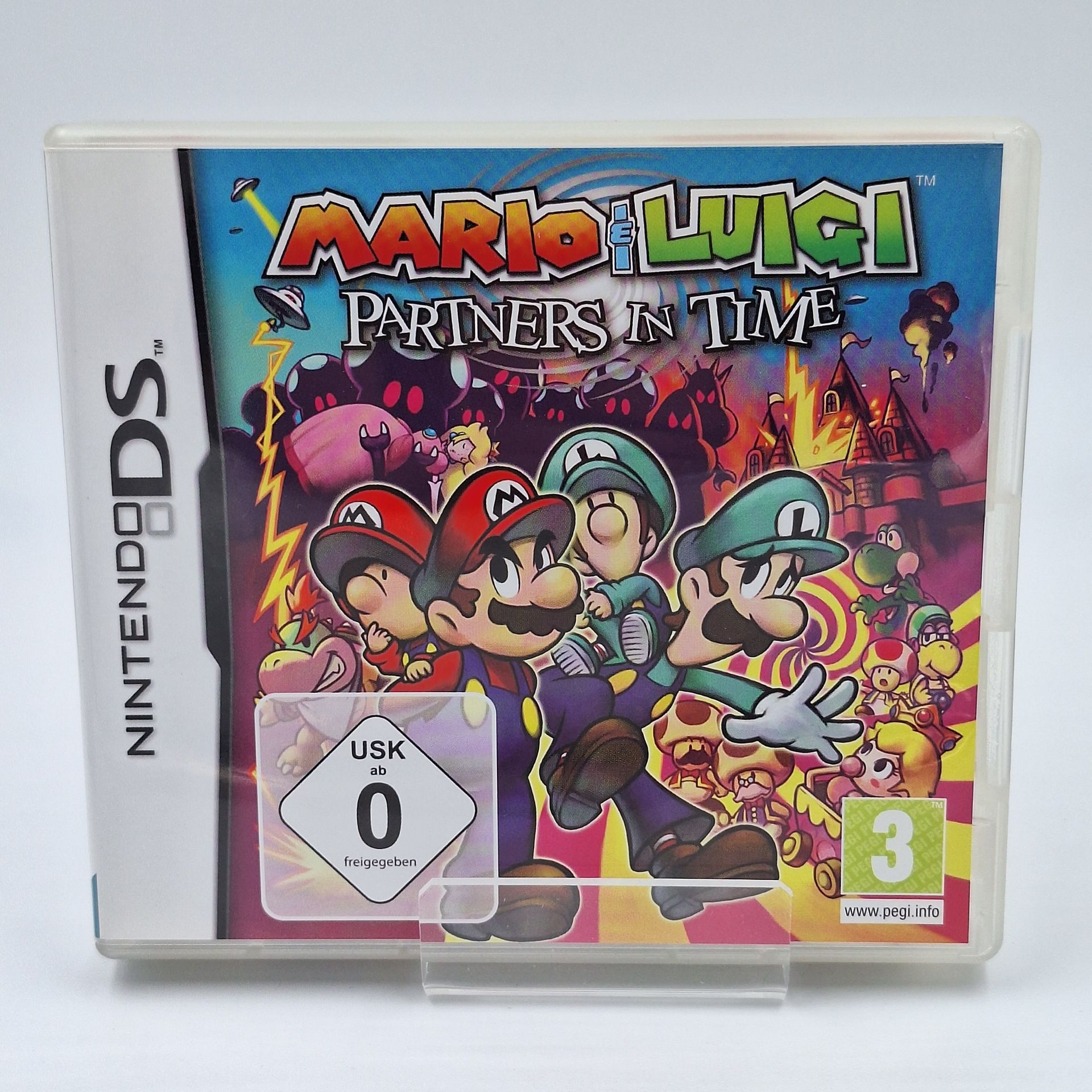Mario & Luigi Partners in Time Nintendo DS gebraucht geprüft komplett mit OVP Anleitung und VIP-Code