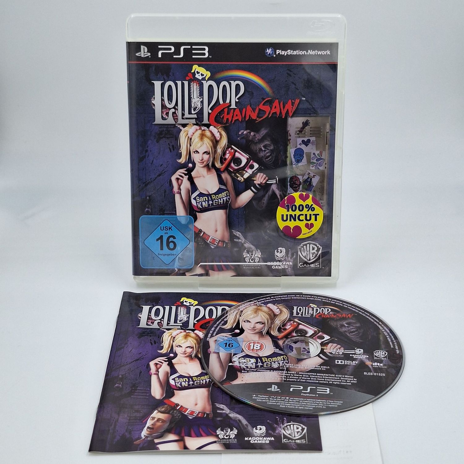 Lollipop Chainsaw PlayStation 3 PS3 gebraucht geprüft komplett