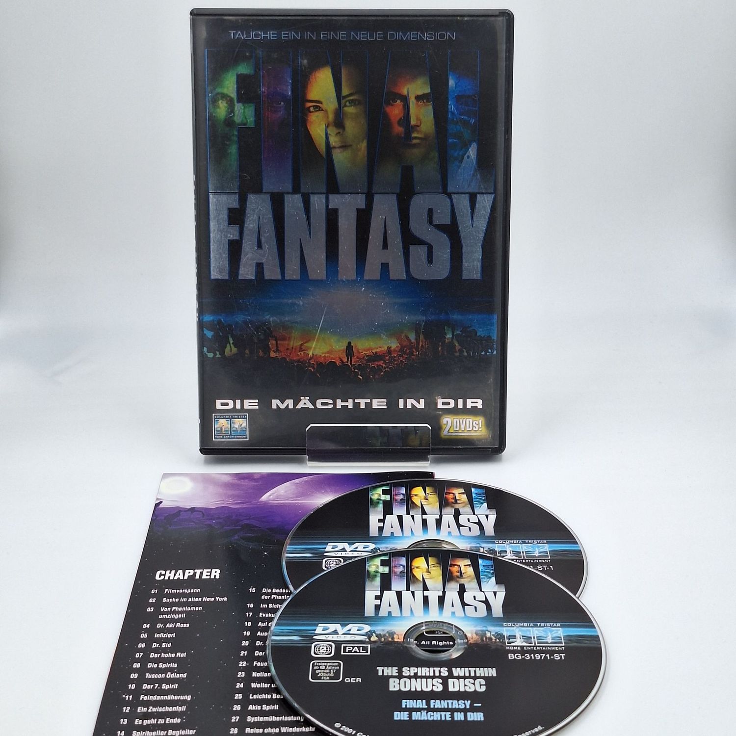 Final Fantasy Die Mächte in dir DVD 2 DVDs gebraucht komplett