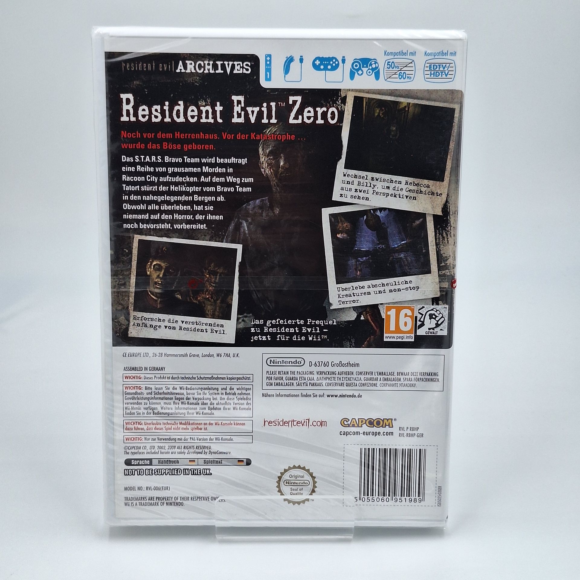Resident Evil Archives Resident Evil Zero Nintendo Wii neu OVP