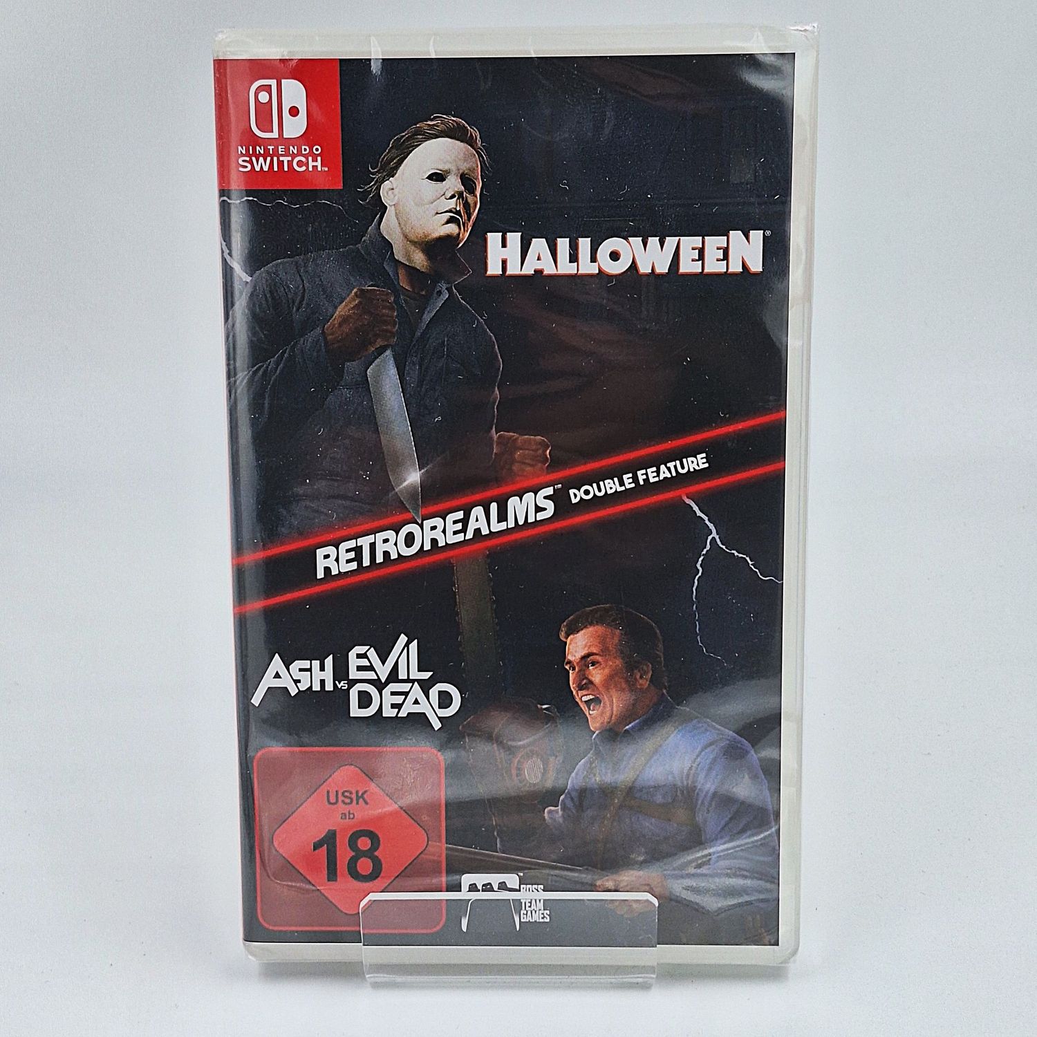 RetroRealms Double Feature Halloween Ash vs Evil Dead Nintendo Switch neu OVP