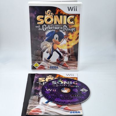 Sonic und die geheimen Ringe für Nintendo Wii – gebraucht & geprüft mit Originalverpackung und Anleitung kaufen