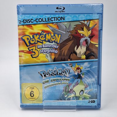 Pokémon 3 – Im Bann der Icognito und Pokémon 4 – Die zeitlose Begegnung Blu-ray 2-Disc-Collection kaufen