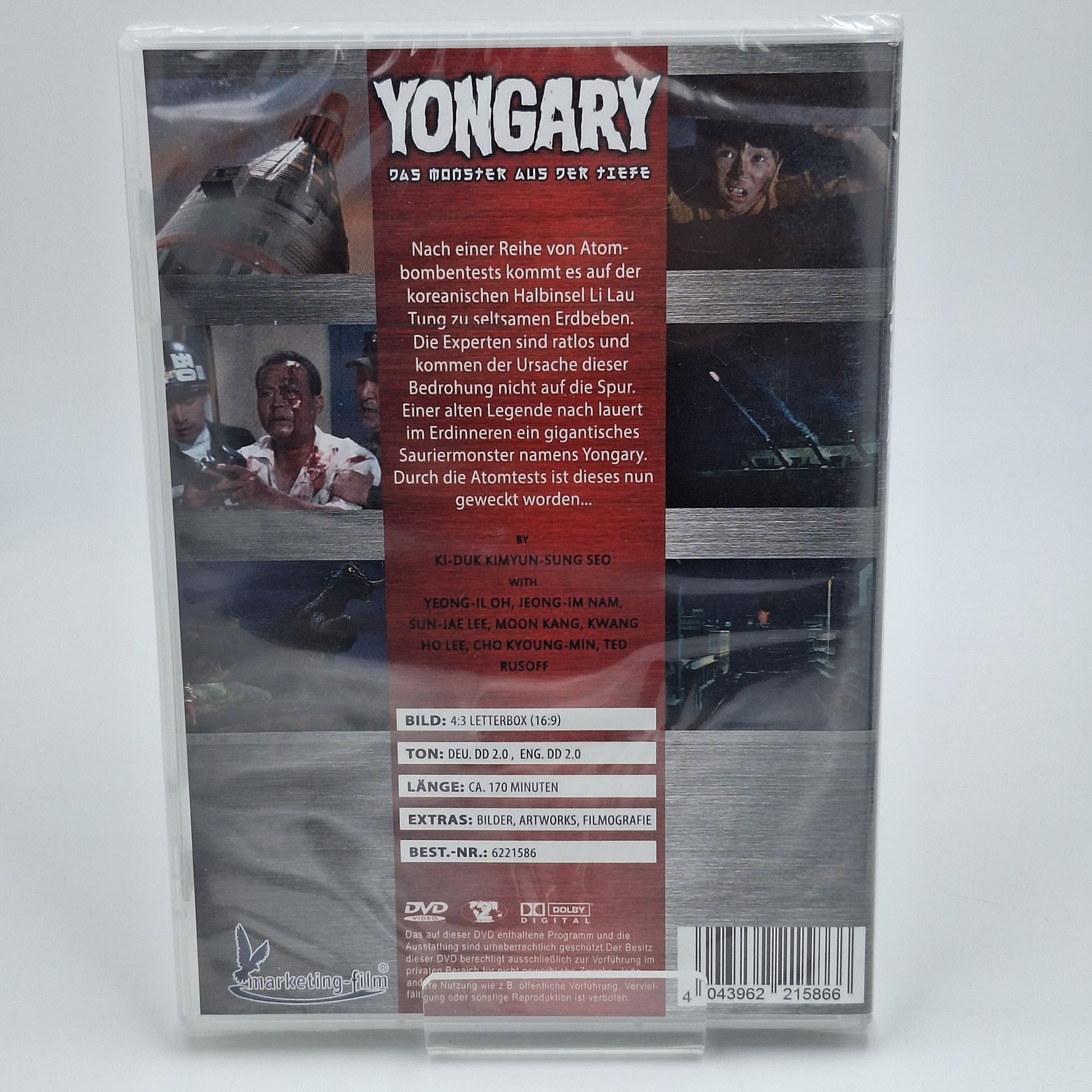 Yongary – Das Monster aus der Tiefe DVD Cover neu und originalverpackt