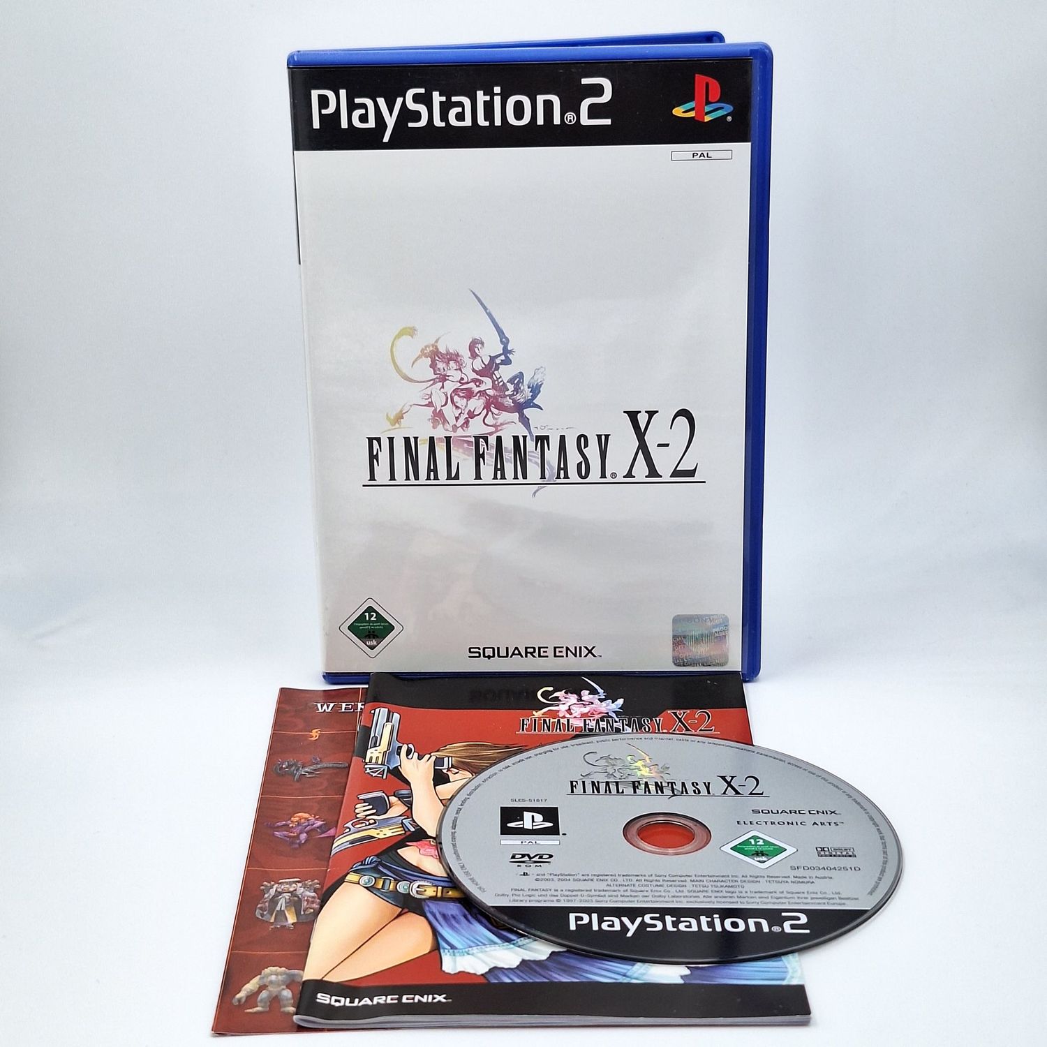 Final Fantasy X-2 PS2 Spiel in Originalverpackung mit Anleitung