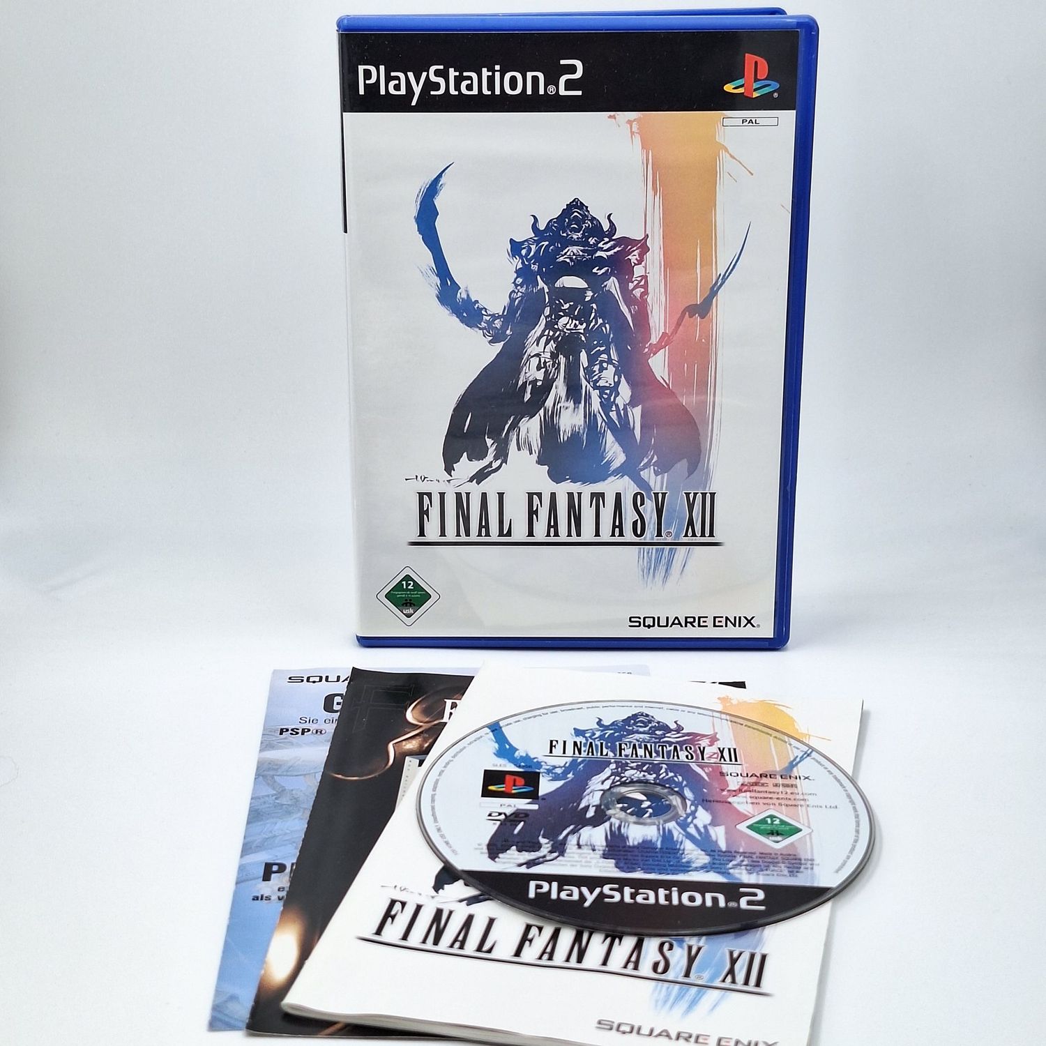 Final Fantasy XII PS2 Spiel in Originalverpackung mit Anleitung