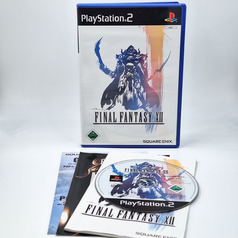 Final Fantasy XII PS2 Spiel in Originalverpackung mit Anleitung