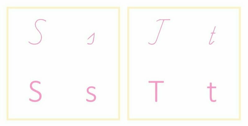 Alfabetmat Montessori (insteekkaarten)