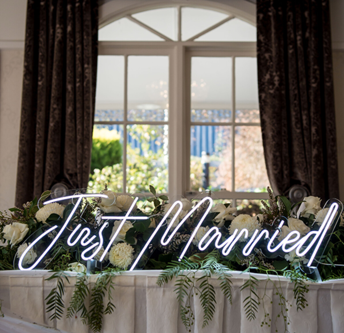 Néon "Just Married"