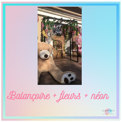 #PACK 3 - Balançoire + fleurs + néon