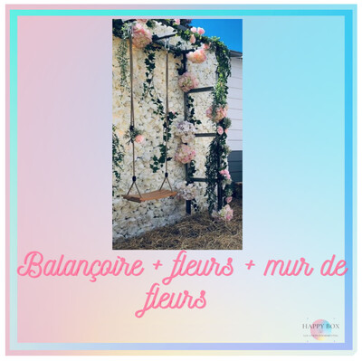 #PACK 2 - Balançoire + fleurs + mur de fleurs