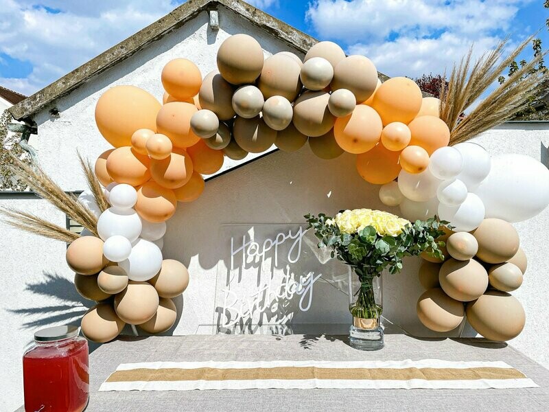 Guirlande de ballons pour arche