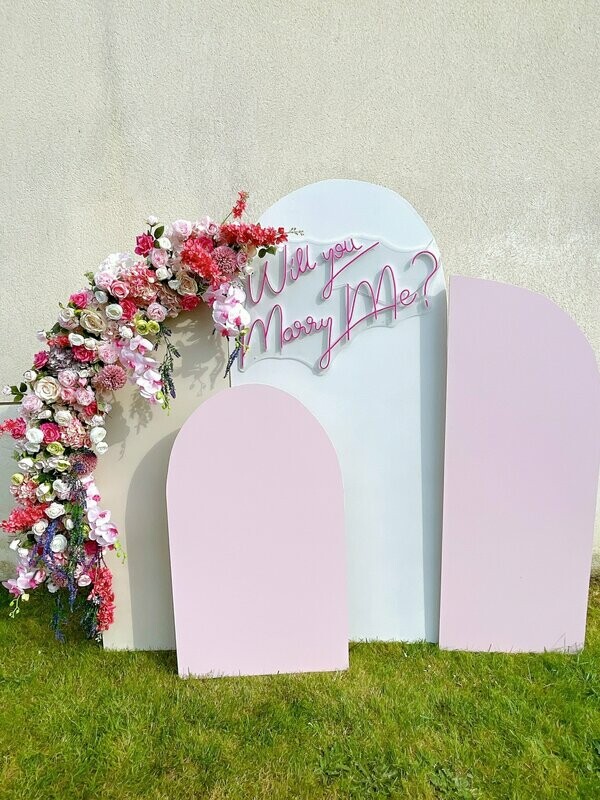 Décoration en fleurs pour arche