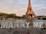 Lettres géantes MARRY ME lumineuses