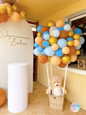Montgolfière en ballons