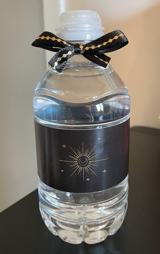 Mini bouteilles d'eau personnalisées